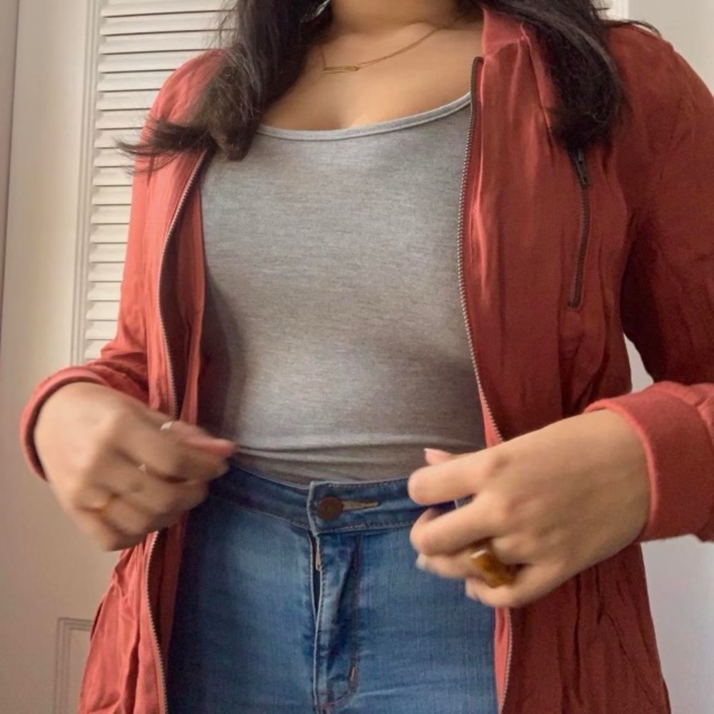 Terracotta light weight jacket